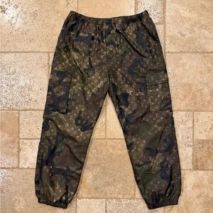 Louis Vuitton x Supreme Monogram Camo Nylon Jogger Pants